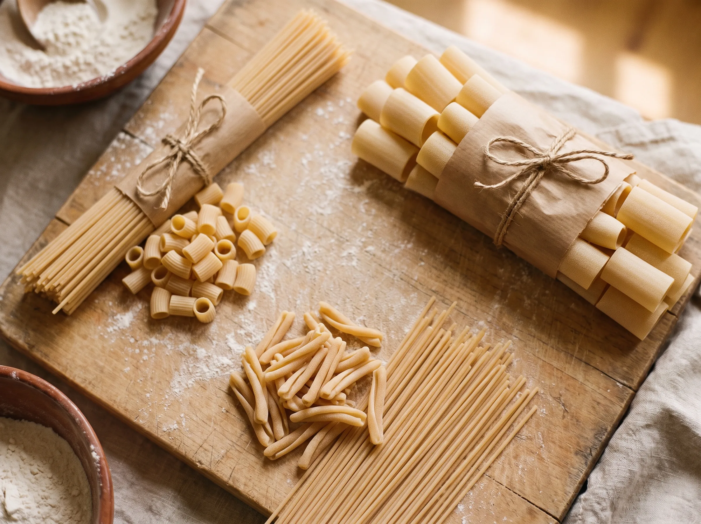 Handwerkliche italienische Pasta